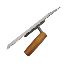 PK-027 High Quality Brick Trowel Thick Stainless Steel Trowel Plastering Trowel Wooden Handle